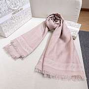 Dior Oblique Stole Rose des Vents Cotton, Wool and Silk - 203x73cm - 6