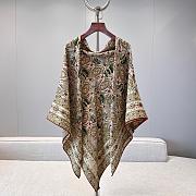 Loro Piana Cardo Veneziano Scarf Green - 140x140cm - 4