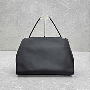 Ferragamo Hug Handbag L Grain Calfskin Black - 38x24x22cm - 3