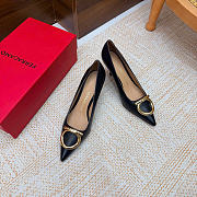 Ferragamo Maxi Gancini Pump Black 7cm - 3