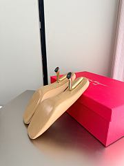  Ferragamo S-shaped Heel Mule Camel 5cm - 5