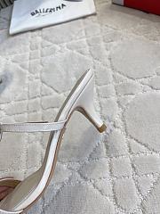 Ferragamo Bow T-strap Kitten-heel Sandals White 5cm - 2