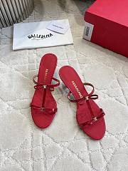 Ferragamo Bow T-strap Kitten-heel Sandals Red 5cm - 5