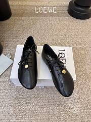 Loewe Pebble Soft Lace-up in Nappa Calfskin Black - 5
