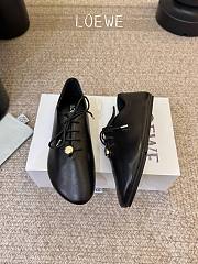 Loewe Pebble Soft Lace-up in Nappa Calfskin Black - 4