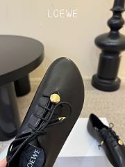 Loewe Pebble Soft Lace-up in Nappa Calfskin Black - 2