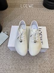 Loewe Pebble Soft Lace-up in Nappa Calfskin White - 1
