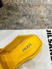Loewe Origami Flap Back Pump in Lambskin Yellow Sunshine 7cm - 5