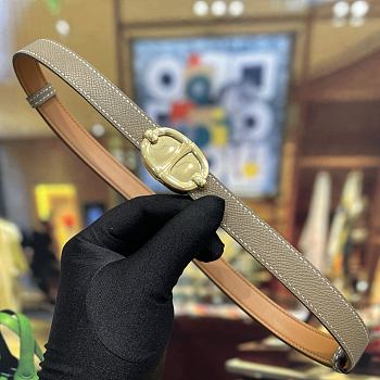 Hermes Thalassa 18 Belt Epsom Calfskin Taupe Gold