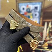Hermes Thalassa 18 Belt Epsom Calfskin Taupe Gold - 3