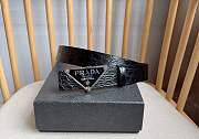 Prada Crocodile Stem Black 2CA004 3.5cm - 1