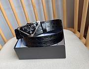 Prada Crocodile Stem Black 2CA004 3.5cm - 5