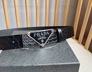 Prada Crocodile Stem Black 2CA004 3.5cm - 2
