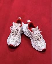 Christian Louboutin So Flo Perla Running Sneakers Laminated Calf Leather, Strass and Pearls - 2