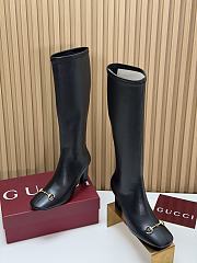 Gucci Signora Boot in Black Leather 85mm - 1