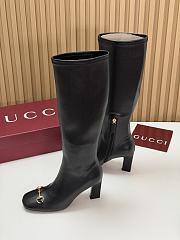 Gucci Signora Boot in Black Leather 85mm - 5