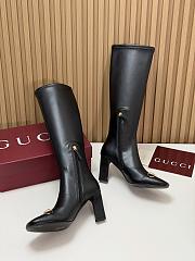 Gucci Signora Boot in Black Leather 85mm - 2