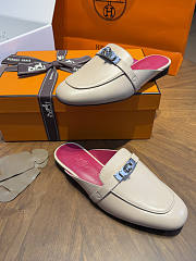 Hermes Oz Mule Goatskin Beige Camel - 5