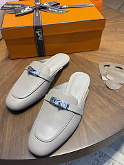 Hermes Oz Mule Goatskin Beige Nomad - 2