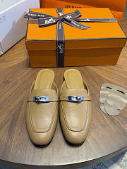 Hermes Oz Mule Goatskin Natural - 2