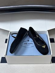 Prada Fabric Ballerinas Black 1F689O - 2