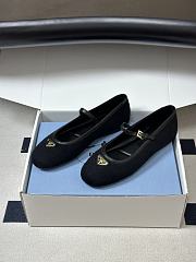 Prada Fabric Ballerinas Black 1F689O - 3