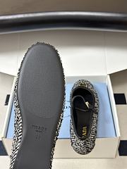Prada Fabric Ballerinas White/Black 1F689O - 3