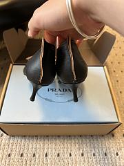 Prada Antiqued Leather Pumps Black/Tan 55mm 1I208O  - 3