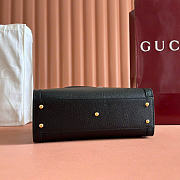 Gucci Diana Medium Tote Bag Black Leather ‎702721 - 27x24x11cm - 5