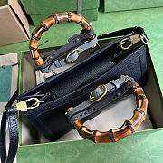 Gucci Diana Small Shoulder Bag Black Leather - 27x15.5x11cm - 2