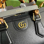 Gucci Diana Small Shoulder Bag Black Leather - 27x15.5x11cm - 4