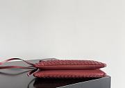 Bottega Veneta Intrecciato Piccolo Medium Pouch Lava Red - 24.5x15cm - 4