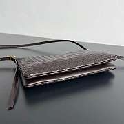 Bottega Veneta Intrecciato Piccolo Medium Pouch Espresso - 24.5x15cm - 5