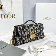 Dior Médaillon Pouch Blue Dior Oblique Jacquard - 25x12x6cm  - 3