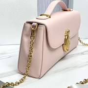 Dior Médaillon Pouch Ballet Pink Smooth Calfskin - 25x12x6cm - 5