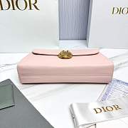Dior Médaillon Pouch Ballet Pink Smooth Calfskin - 25x12x6cm - 6