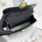 Dior Médaillon Pouch Black Smooth Calfskin - 25x12x6cm - 5