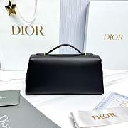Dior Médaillon Pouch Black Smooth Calfskin - 25x12x6cm - 3