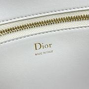 Dior Médaillon Pouch White Smooth Calfskin - 25x12x6cm - 5