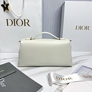 Dior Médaillon Pouch White Smooth Calfskin - 25x12x6cm - 2
