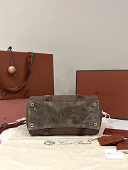 Loro Piana Loom Bag L25 Copper Grove/Dark Chocolate Licorice/Gold Fish (B6P5) - 25x18x12.5cm - 3
