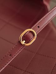 Chanel Hobo Handbag Lambskin Dark Burgundy AS6601 - 31x28x5cm - 2