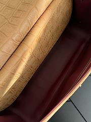 Chanel Maxi Flap Bag Suede Crocodile Calfskin & Gold-Tone Metal Camel AS6627 - 32x19.5x10cm - 4