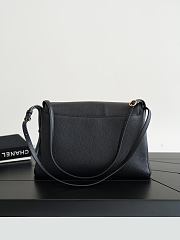 Chanel Maxi Flap Bag Grained Calfskin & Gold-Tone Metal Black AS6482 - 34.5x22x11cm - 6
