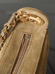 Chanel Large Hobo Bag Suede Calfskin & Gold-Tone Metal Dark Beige AS6547 - 41.5x28x8cm - 6