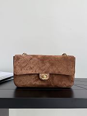 Chanel Maxi Flapbag Suede Calfskin & Gold-Tone Metal Camel AS6627 - 32x19.5x10cm - 1