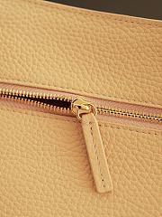 Chanel Maxi Flapbag Grained Calfskin & Gold Metal Light Beige AS6231 - 32x19.5x10cm - 5