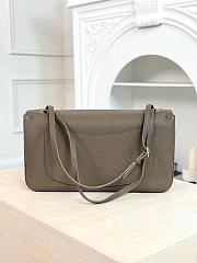 Chanel Maxi Flapbag Grained Calfskin & Gold Metal Dark Khaki AS6231 - 32x19.5x10cm - 5