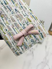 Dior Promenade Passport Cover Multicolor Dior Oblique Pastel Jacquard - 9.5x14x2cm - 4