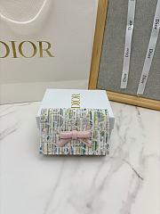 Dior Promenade Glycine Wallet Multicolor Dior Oblique Pastel Jacquard - 11x7.5x3cm  - 4